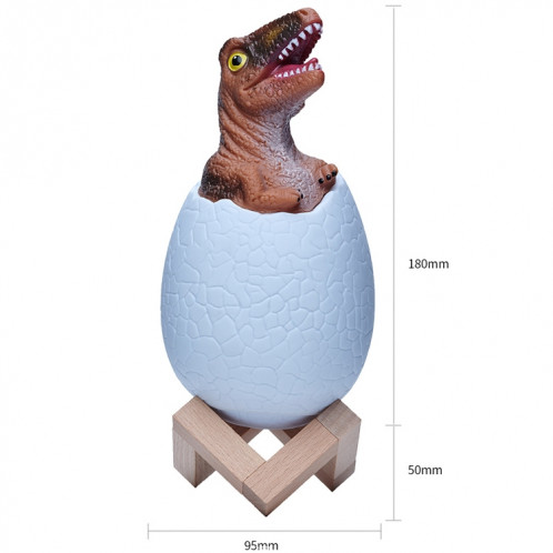 Raptor Shape Creative Touch Veilleuse décorative 3D, 3 couleurs Patting Version SH13401049-010