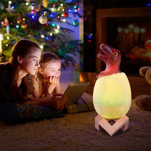 Raptor Shape Creative Touch Veilleuse décorative 3D, 3 couleurs Patting Version SH13401049-010