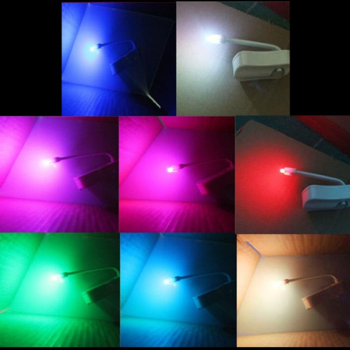 8 couleurs éclairage intérieur veilleuses capteur de mouvement LED couverture de siège de toilette Lightbowl Light Lamp SH1660118-010