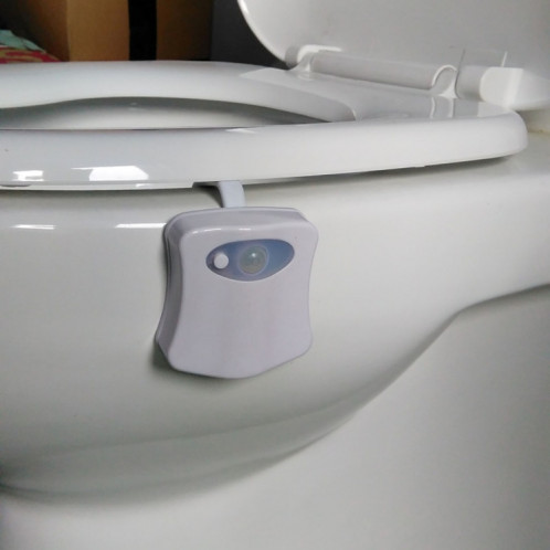 8 couleurs éclairage intérieur veilleuses capteur de mouvement LED couverture de siège de toilette Lightbowl Light Lamp SH1660118-010