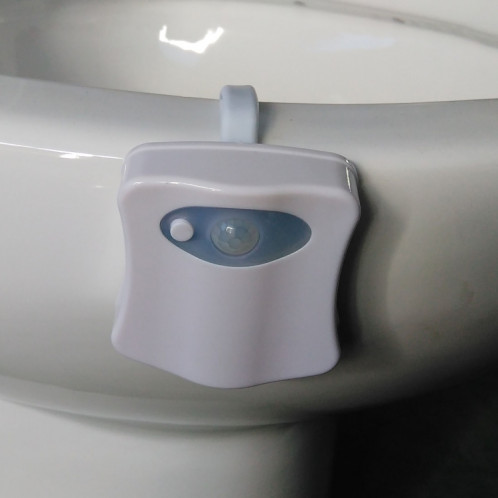 8 couleurs éclairage intérieur veilleuses capteur de mouvement LED couverture de siège de toilette Lightbowl Light Lamp SH1660118-010