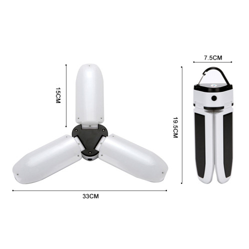 Charge USB multifonctionnelle 60 LED Trèfle Lampe de camping Tente extérieure Lampe portable Lampe de poche Lampe de poche Ampoule de secours, Style: Aimant SH17211281-06
