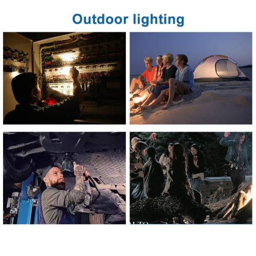 Charge USB multifonctionnelle 60 LED Trèfle Lampe de camping Tente extérieure Lampe portable Lampe de poche Lampe de poche Ampoule de secours, Style: Aimant SH17211281-06