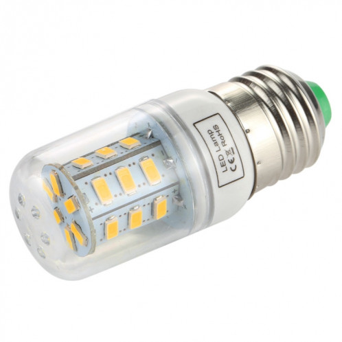 E27 24 LEDs 3W blanc chaud maïs lumière LED, SMD 5730 ampoule à économie d'énergie, DC 12-30V SH30WW1542-08