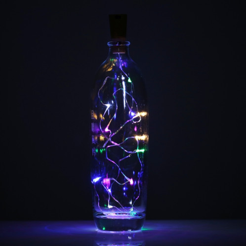 1,4 m 15 LEDs SMD 0603 IP65 Batteries imperméables à lame LR44 Batterie Silver Color Copper Starry String Light Rope (Light coloré) S126CL5-045