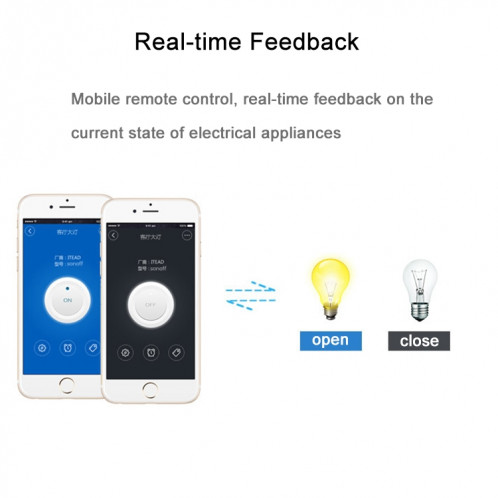 Sonoff eWelink Téléphone APP WiFi 2.4GHz DIY Smart LED Commutateur Télécommande Module, Soutien Alexa Echo et Google Home Contrôle vocal, AC 90-250V SS24171021-016