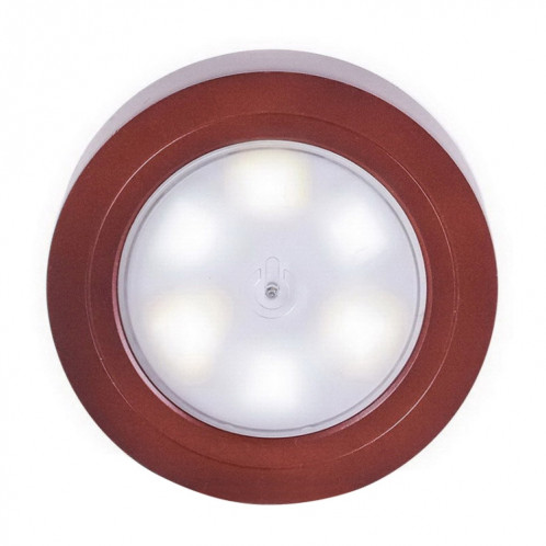 1.2W 6 LEDs Chaud Blanc / Blanc / Jaune Lumière Décoration Nuit Lumière pour Voiture, Hôtel, Couloir, Hall d'Exposition, Armoire (Bronze) S1588Z878-08