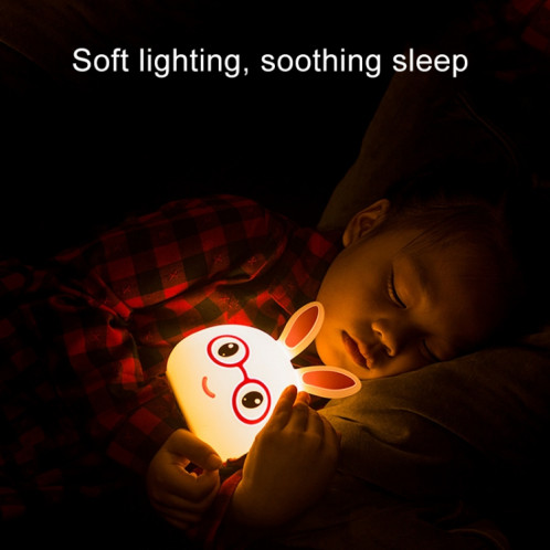 1 W Creative Cartoon Coloré Toucher Pat Sensor USB De Charge LED Décoration Lampe Nouveauté Cadeau Night Light S1590D1004-014
