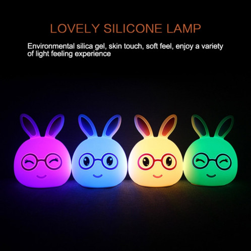 1 W Creative Cartoon Coloré Toucher Pat Sensor USB De Charge LED Décoration Lampe Nouveauté Cadeau Night Light S1590D1004-014