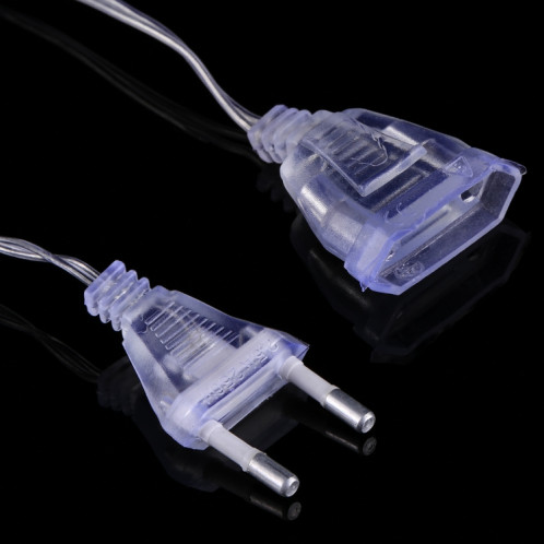 3.5m 6W 96 LEDs peu barres de glace ficelles de dévoration de la chaîne avec le joint d'extrémité et le contrôleur multifonctionnel, prise de l'UE, CA 220V (lumière violette) S30APL107-08
