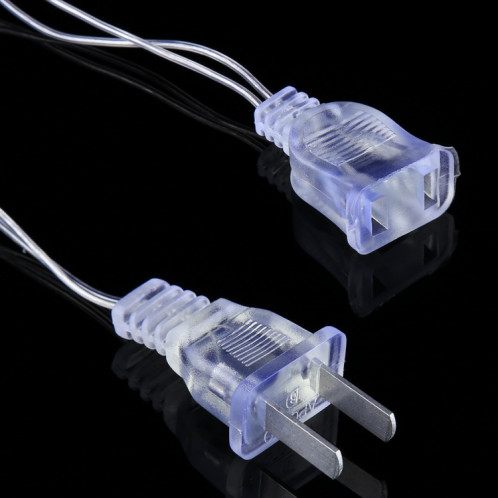 3.5m 6W 96 LEDs peu de barres de glace ficelles de dévoration de la chaîne avec le joint d'extrémité et le contrôleur multifonctionnel, prise des USA, CA 110V (lumière bleue) S31DBL251-08