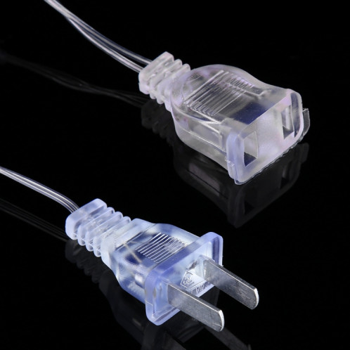 3m (Longueur) x 3m (Hauteur) 18W 300 LED Lumières de déviation de chaîne de rideau avec le joint d'extrémité et le contrôleur multifonctionnel et la mémoire imperméable à l'eau, prise des USA, CA 110V S32DWW1011-09
