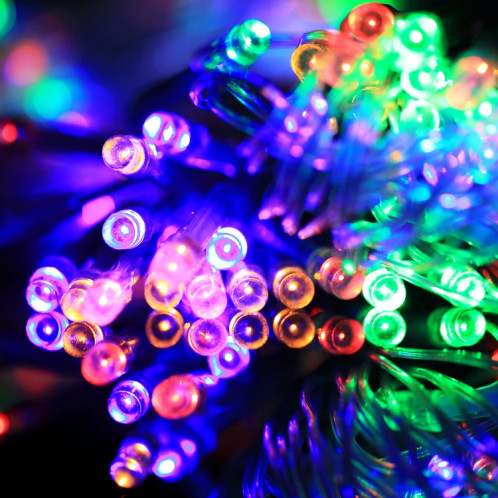 3m (Longueur) x 2m (Hauteur) 12W 200 LEDs Reticular String Devoration Lights avec le joint d'extrémité et le contrôleur multifonctionnel, prise de l'UE, AC 220V (lumière colorée) S35ACL1667-08