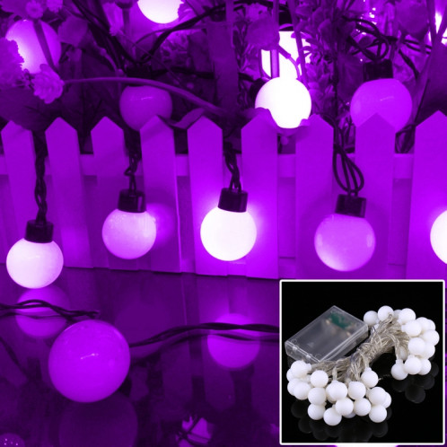 4m 3W 40 LEDs 3 x piles AA alimenté chaîne décoration lumière avec 3 modes, DC 4.5V (lumière pourpre) S406PL889-08
