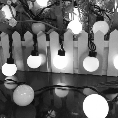 4m 3W 40 LEDs 3 x piles AA alimenté chaîne décoration lumière avec 3 modes, DC 4.5V (lumière blanche) S406WL966-08