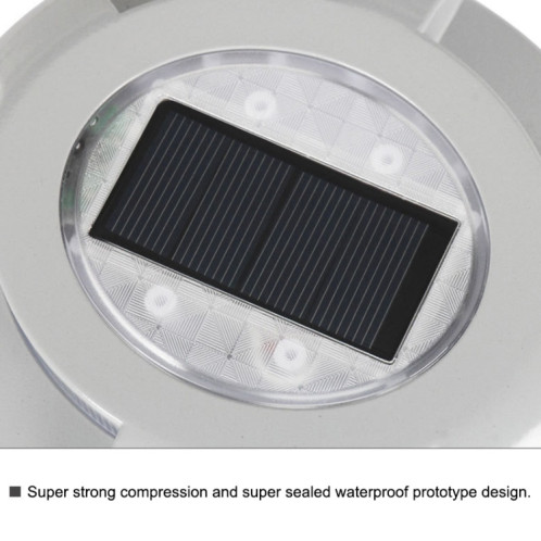 LED lampe de sol intégrée à énergie solaire résistante à haute pression IP65 lampe de pelouse de jardin extérieure étanche, lumière chaude 3000K SH2833255-08