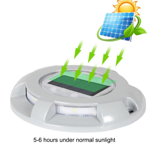 LED lampe de sol intégrée à énergie solaire résistante à haute pression IP65 lampe de pelouse de jardin extérieure étanche, lumière chaude 3000K SH2833255-08