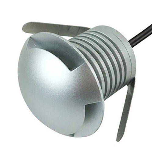 Lampe enterrée polarisée intégrée de 3W LED IP67 lampe de coquille de tortue étanche lampe de pelouse de jardin extérieur, lumière chaude 3000K Q3 lumière à trois voies SH2836924-06