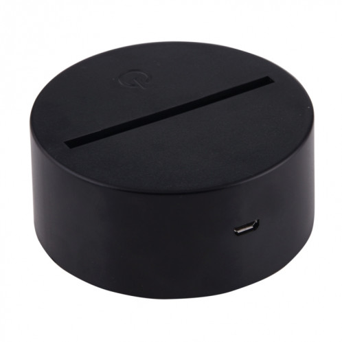 Style d'escargot 7 Décoloration des couleurs Lampe stéréo visuelle créative Commande tactile 3D Commande LED Lumière Lampe de bureau Lampe de nuit SS29003-013