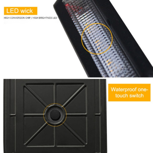 Lampe d'angle à LED Lampe de sol intégrée à énergie solaire IP65 Lampe de pelouse de jardin extérieure étanche SH3224191-06