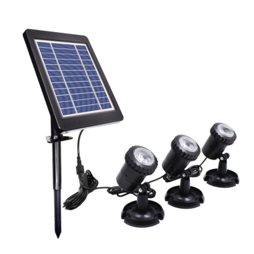 3 dans 1 projecteur solaire de plongée de piscine d'insertion de pelouse de lumière bleue rouge verte bleue SH3427288-06