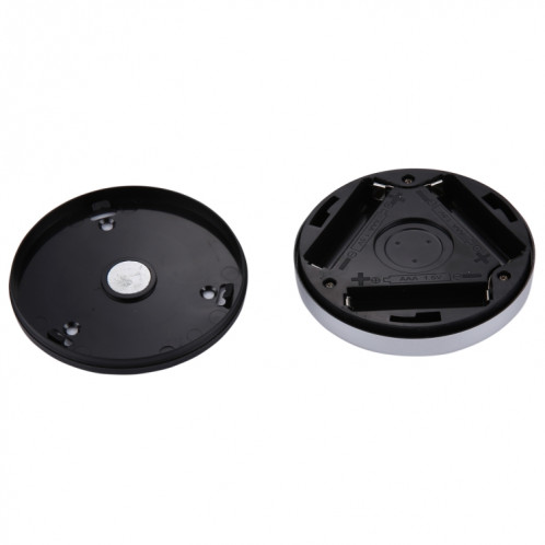 Capteur de mouvement du corps humain PIR + contrôle de la lumière Veilleuse à LED à lumière blanche, Mini lampe à 6 LED pour placard / armoire / escaliers / chambre à coucher, distance du capteur: 5 m, DC 5 V SH3501383-010