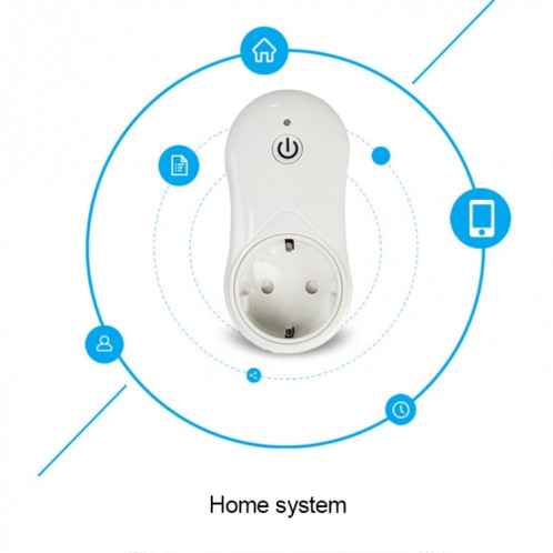 16A 2,4 GHz Alexa WiFi Contrôle Smart Timer Home Prise de courant avec Echo et Google Home, AC 100-240 V, UE Plug S1507A985-07