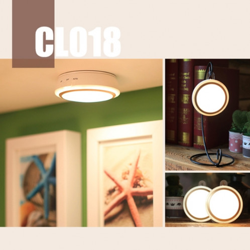 CL018 LED d'induction de corps humain Nightlight USB Charging Bedroom Éclairage de chevet, Distance d'induction: 3m, Couleur de lumière: Lumière chaude SC04WW4-013