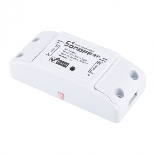 Sonoff 433MHz bricolage WiFi Smart télécommande sans fil Minuterie Module Power Switch avec 4 touches télécommande pour Smart Home, support iOS et Android SS37901758-013