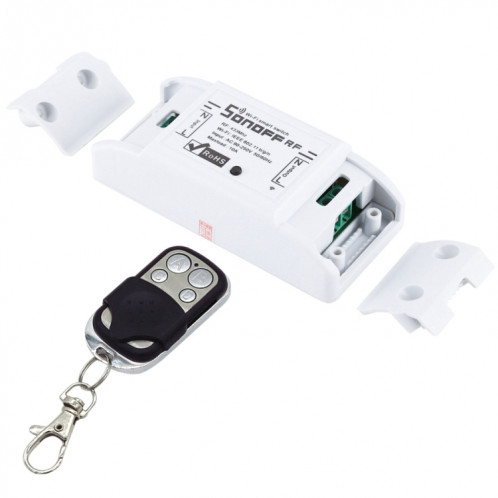 Sonoff 433MHz bricolage WiFi Smart télécommande sans fil Minuterie Module Power Switch avec 4 touches télécommande pour Smart Home, support iOS et Android SS37901758-013