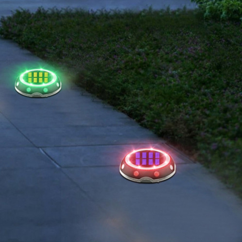 TG-JG00128 8 LED Spotted Long Tube Solaire Extérieur En Plastique Imperméable À L'eau Jardin En Plastique Décoratif Prise Au Sol Lumière Intelligente Contrôle De La Lumière Enterré Lumière, Gradation Colorée SH3834926-014
