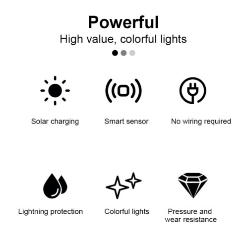TG-JG00128 8 LED Spotted Long Tube Solaire Extérieur En Plastique Imperméable À L'eau Jardin En Plastique Décoratif Prise Au Sol Lumière Intelligente Contrôle De La Lumière Enterré Lumière, Gradation Colorée SH3834926-014