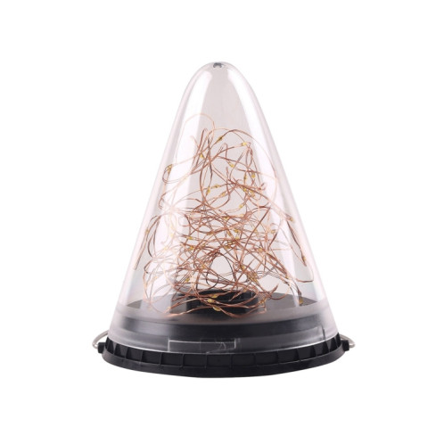 Lampe suspendue conique Starlight à énergie solaire IP55 lumière de décoration de jardin extérieur étanche (lumière colorée) SH10CL1402-013