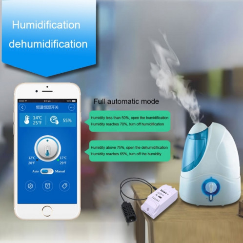 Capteur de température et d'humidité Sonoff TH-1 pour commutateur intelligent WiFi Sonoff TH10 / TH16 SH45181486-010