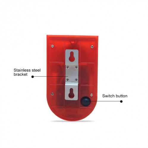Alarme sonore d'alarme IP65 étanche à l'énergie solaire 110 dB alarme antivol SH50991877-010