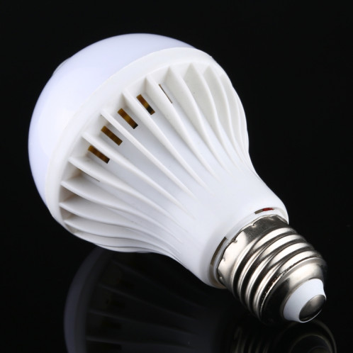 E27 7W 16 LED SMD 5730 450LM Ampoule LED à capteur de mouvement infrarouge, Distance du capteur: 4-6m, AC 220V (lumière blanche) SH01WL1167-07