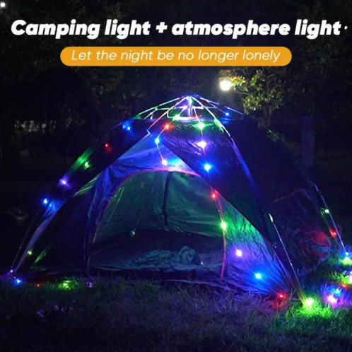 Lampe de camping multifonctionnelle KXK-505 avec guirlande lumineuse de 15 m SH52111332-012