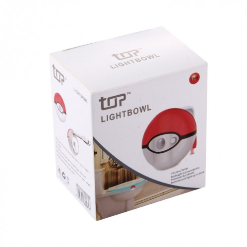 Veilleuse à capteur activé par le mouvement Pikachu Elf Ball Style, Détecteur pour siège de salle de bain de toilette à domicile, multi-mode 7 couleurs claires (gris) SH233H1318-06