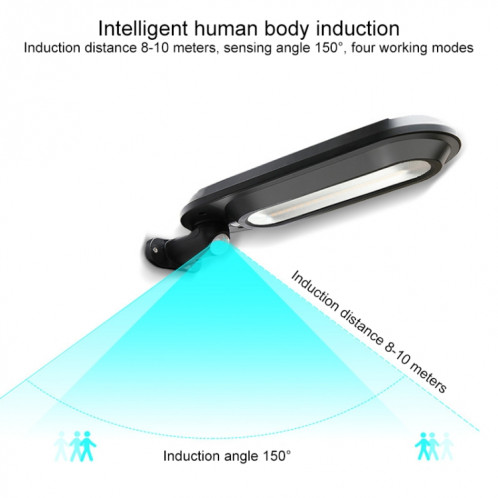 18 LED 600LM IP65 Lampe de jardin à induction solaire de corps à lampe solaire SH5301585-016