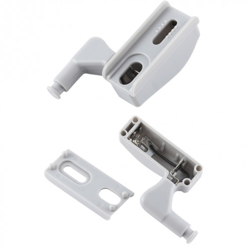 0.3W Charnière Intérieure Universelle LED Capteur Lampe Placard 3 LED Veilleuse Auto ON / OFF Ampoule (Lumière Blanche) SH91WL1818-09