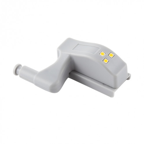 0.3W Charnière Intérieure Universelle LED Capteur Lampe Armoire 3 LED Veilleuse Auto ON / OFF Ampoule (Blanc Chaud) SH91WW1009-09