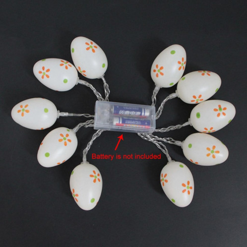 10 ampoules LED mignon oeufs de Pâques lampe décorative vacances ampoules décoratives (blanc froid) SH60LW622-05