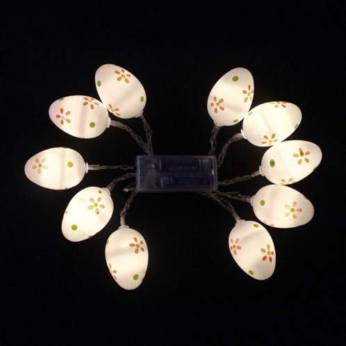 10 ampoules LED mignon oeufs de Pâques lampe décorative vacances ampoules décoratives (blanc froid) SH60LW622-05