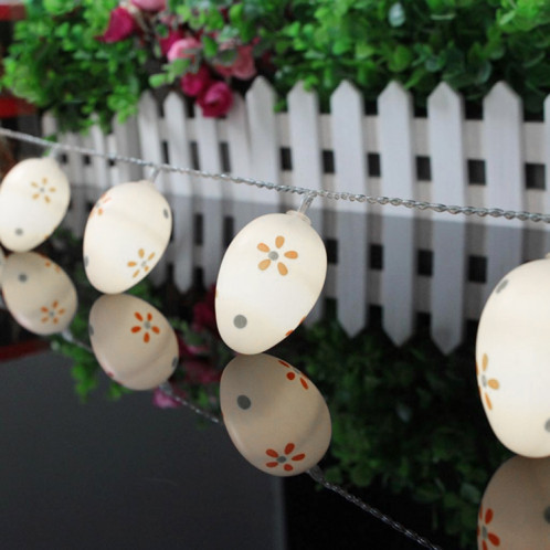 10 ampoules LED mignon oeufs de Pâques lampe décorative vacances ampoules décoratives (blanc froid) SH60LW622-05