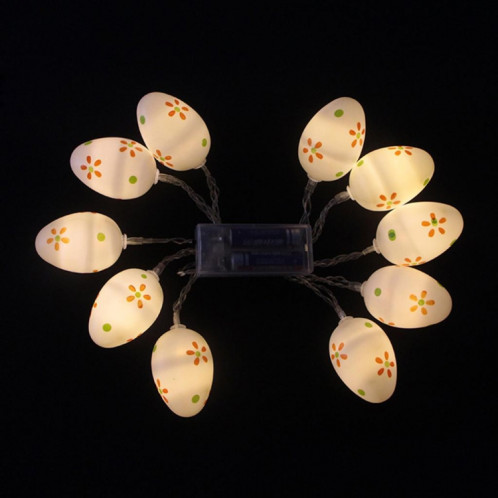 10 ampoules LED mignon oeufs de Pâques lampe décorative vacances ampoules décoratives (blanc chaud) SH60WW1928-05