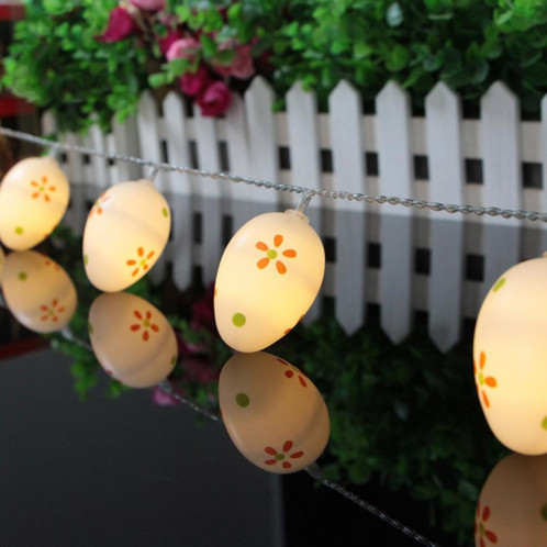 10 ampoules LED mignon oeufs de Pâques lampe décorative vacances ampoules décoratives (blanc chaud) SH60WW1928-05