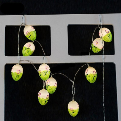 10 ampoules LED mignon oeufs de Pâques lampe décorative vacances ampoules décoratives (lumière rouge) SH61RL1891-07