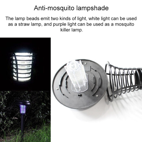 LED solaire Mosquito Pest tueur Ferme pelouse lumière paysage Lampe étanche IP44 SH583553-08
