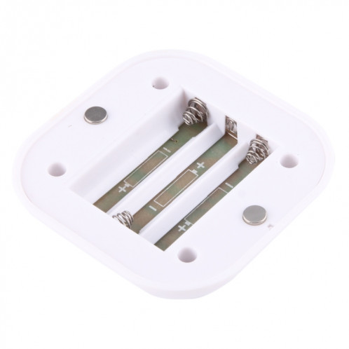 Lumière blanche mini lumière de nuit de plafond d'induction de mouvement de corps humain, Appliques murales de porche pour armoires / chambre à coucher / salle de bain / salon, distance du capteur: 2-3 m (blanc) SH895W372-09