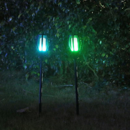 RGB LED Solaire étoile Flamme Lumière IP65 jardin lampe paysage extérieur étanche SH59271020-08